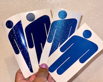 So Blue Permanent Vinyl Decals, car, notebooks, glass, waterproof