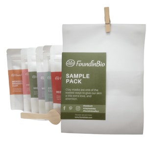 organic natural clay pack sample