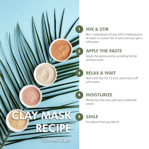 Clay face mask recipe