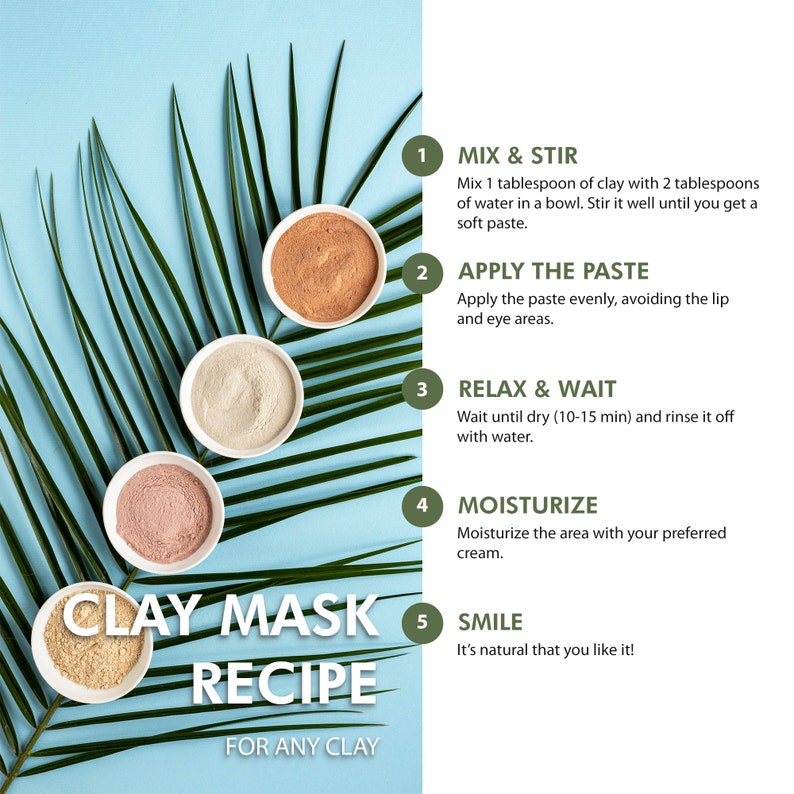 Clay face mask recipe