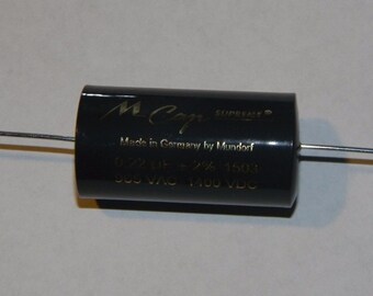 1.0 uf Mundorf M-CAP® Supreme Capacitors 2% 1000 vdc 1.0uf Capacitor