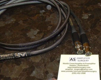 Audeze Headphones Silver Plated Balanced Cable, USA Made