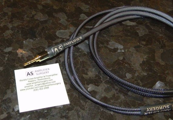7FT AUDEZE LCD-2 LCD-3 LCD-4 LCD-X Silver Plated upgrade cable 1//4/" Made USA