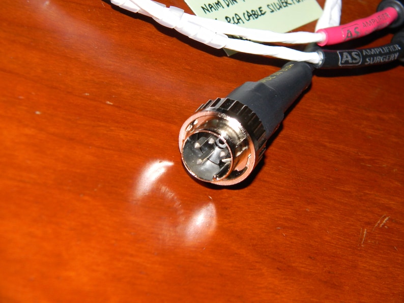 Amplifier Surgery Silver Plated Wire 4 Pin Locking Naim DIN Etsy