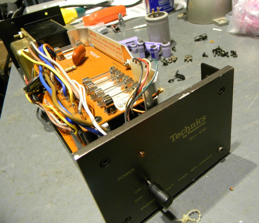 Technics SP10 SP-10 Mk-ii Power Supply Repair and Restoration SRV