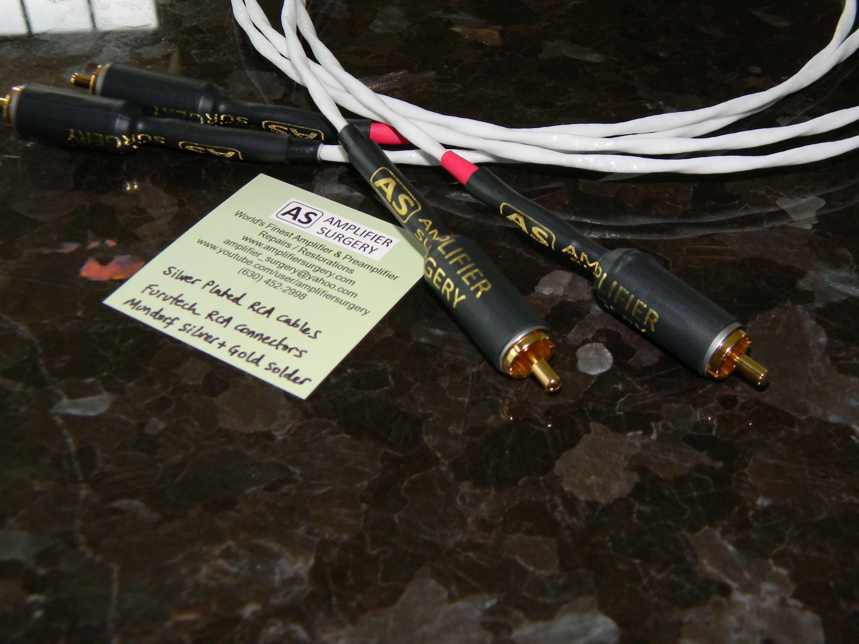 Silver Plated Audiophile RCA Phono Interconnect Cable Furutech | Etsy