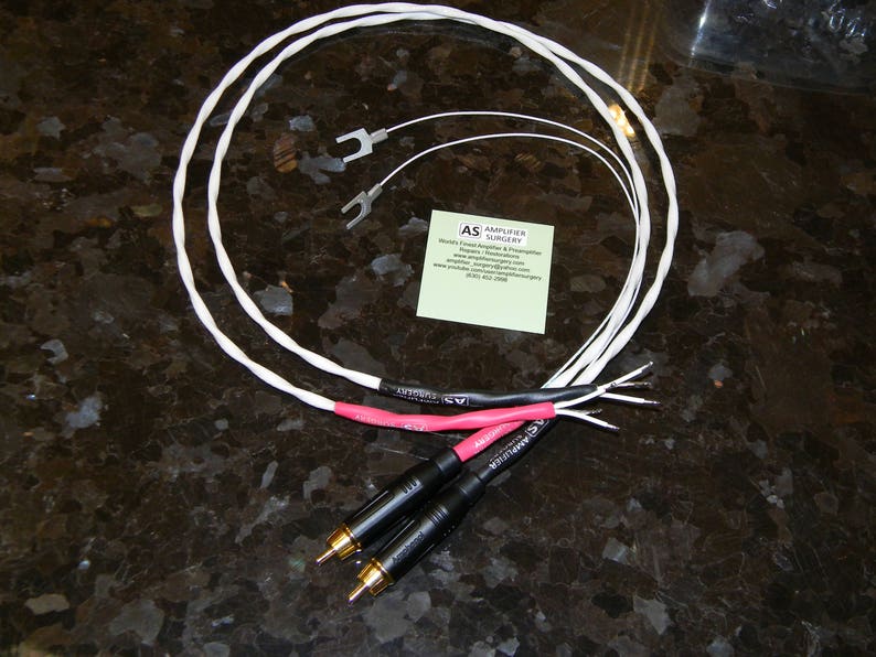 Record Player Silverplated DIY RCA Cables Wires With Mundorf Etsy