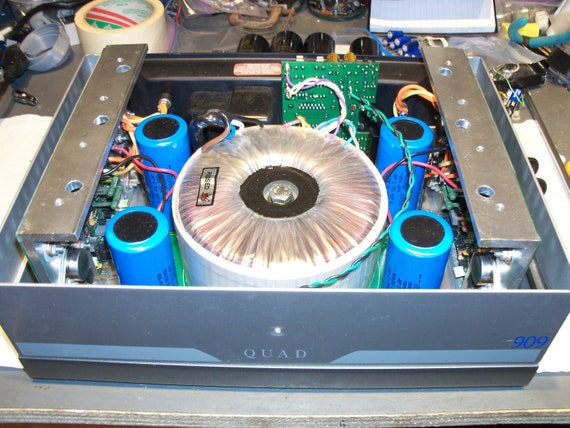QUAD 606 909 Power Amplifier Complete Repair and Restoration