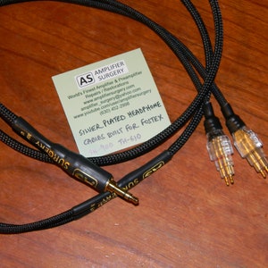 Sennheiser HD 25-1, 525, 535, 540, 565, 600, 650, 660, 660 S2, Fostex TH 900 or 610 Headphones Silver Plated Cables USA Amplifier Surgery