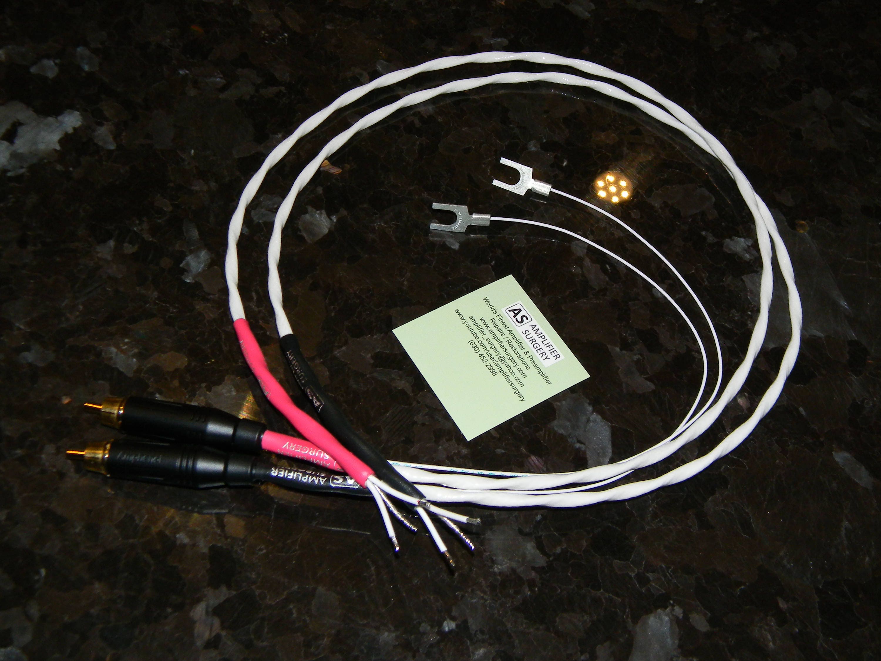 Turntable / Record Player Silverplated DIY RCA Cables Wires Etsy