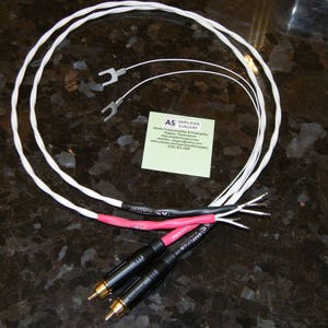 Amplifier Surgery Silver plated Turntable DIY audio interconnect cable with Amphenol RCA and Mundorf silver gold audio solder USA Made