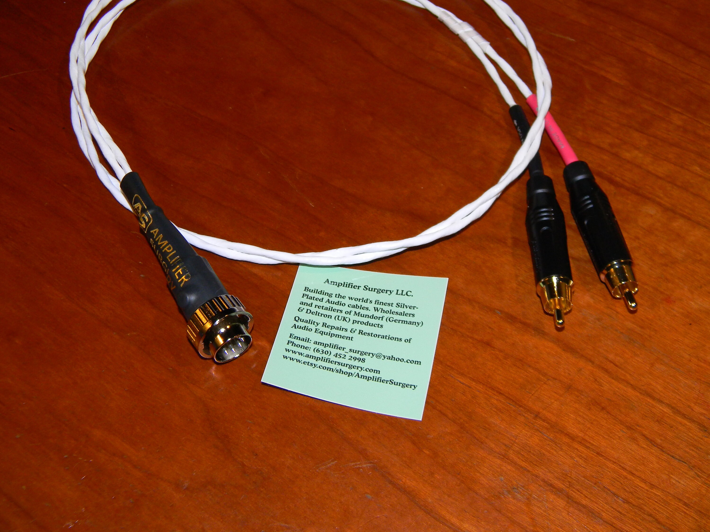Amplifier Surgery Silver Plated Wire RCA to 5 Pin Locking Naim Etsy