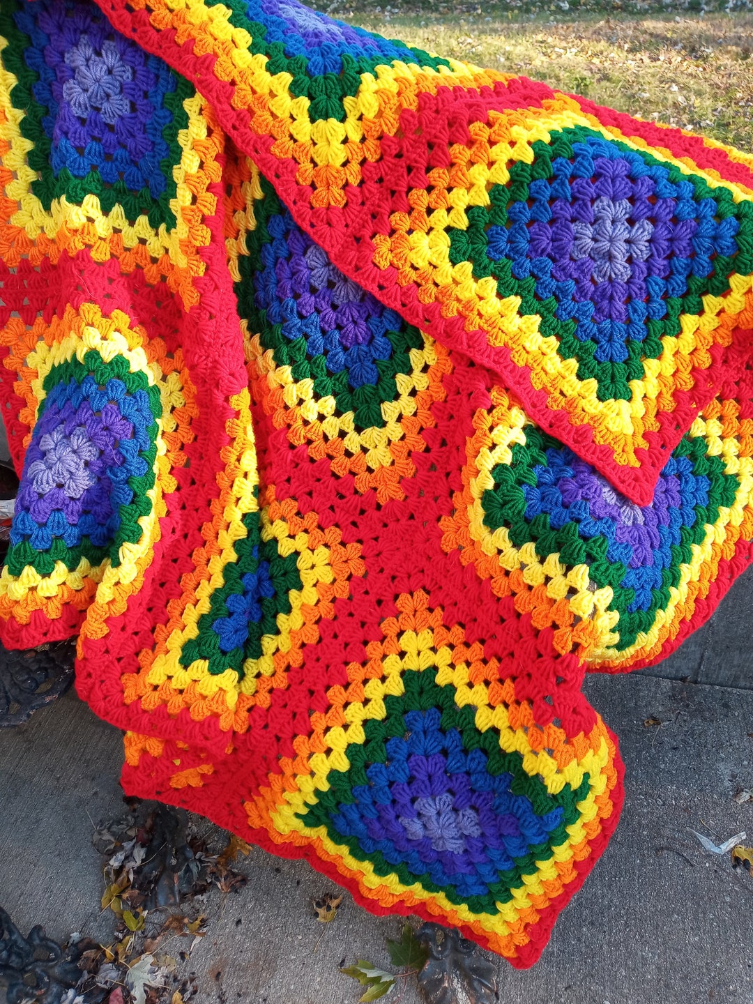7 Colors of the Rainbow Afghan, 72