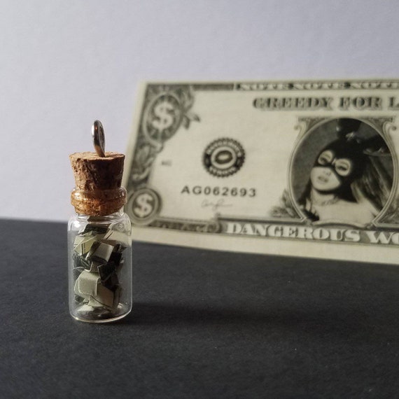 Ariana Grande Dangerous Woman Greedy Money Confetti Mini Jar Etsy - ariana grande greedy roblox id