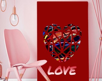Amor Amor Amor carteles amor y corazones