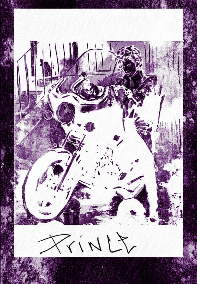 Prince Purple Rain Wall Poster - Etsy
