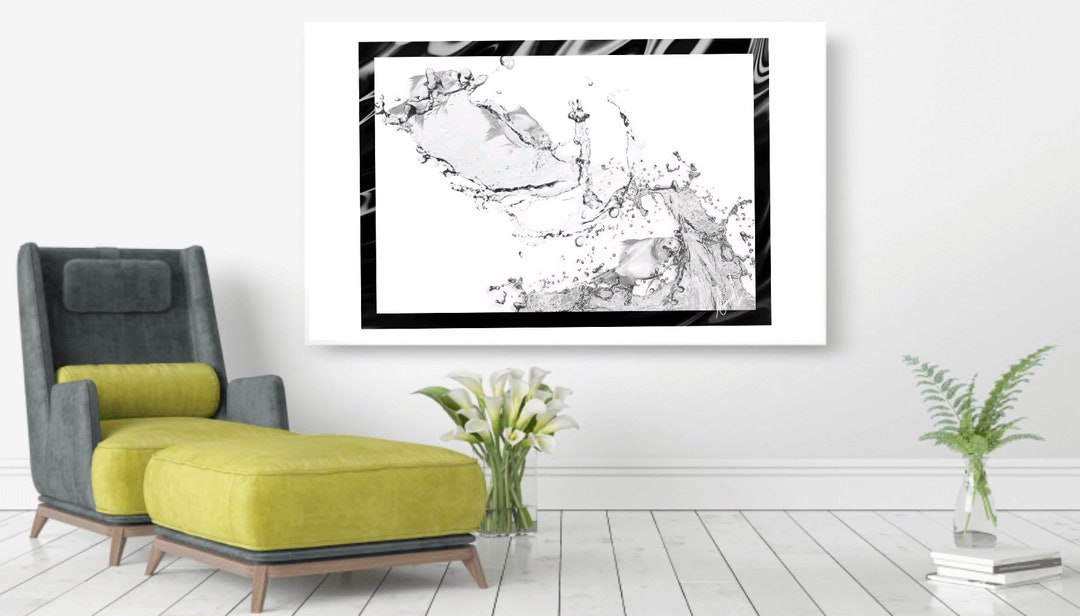 Fish Out of Water Abstract Art - Etsy