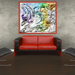 Póster de arte abstracto "Jam on it" (graffiti callejero)