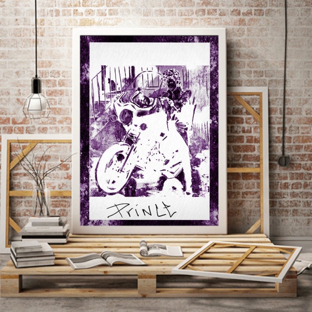 Prince Purple Rain Wall Poster - Etsy