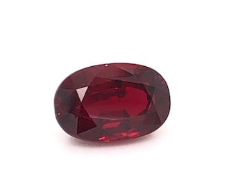 Natural Ruby - Oval - 4.69 Ct. - GRS Lab Certified, Fine Cut Ruby Gemstones