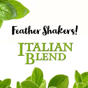Feather Shakers Italian Spice Herb Blend for Birds .6oz immagine 1