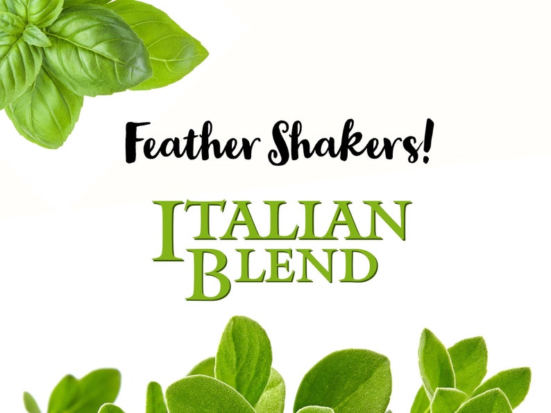 Feather Shakers Italian Spice Herb Blend for Birds .6oz immagine 1