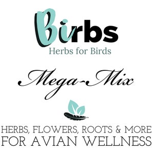 6oz Birbs Mega-Mix (herb salad) for Birds