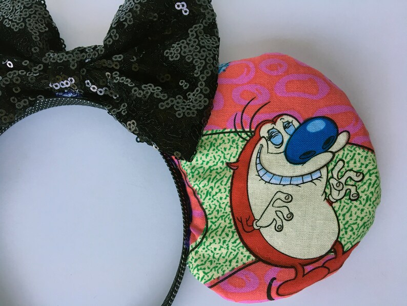Handmade Ren & Stimpy Minnie Mouse Ears Etsy