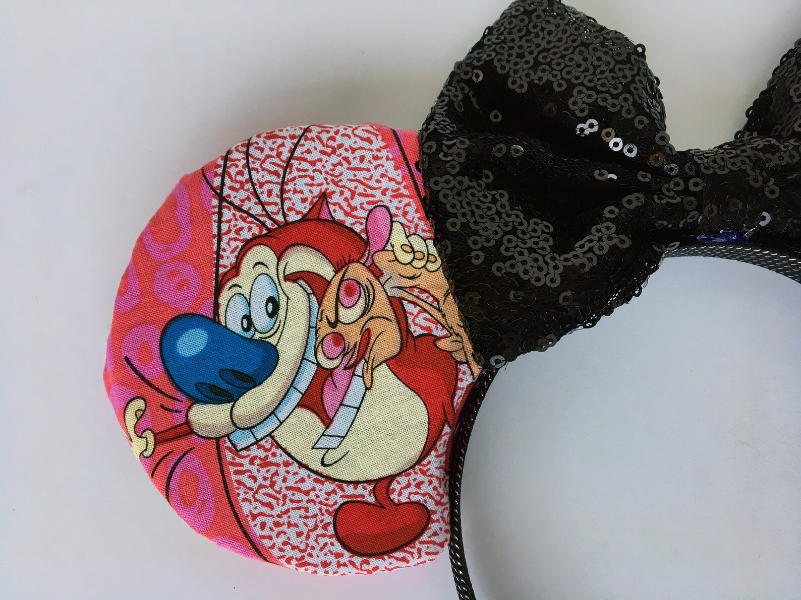 Handmade Ren & Stimpy Minnie Mouse Ears Etsy