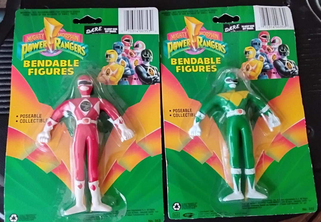 Two Mint in Package Power Ranger Figurines. Free Shipping - Etsy