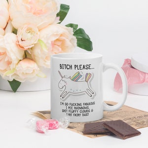 Gepersonaliseerde Unicorn Mok Bitch Please Cup