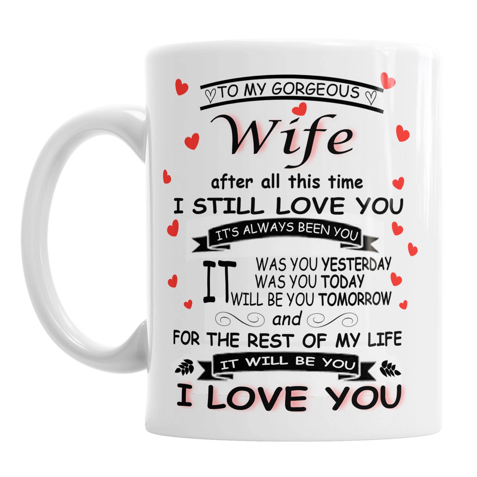 Gorgeous Wife Mug Wife Mug Valentine's Day Mug | Etsy