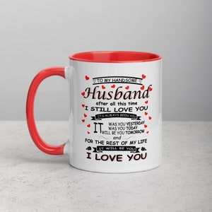 Personalised Mug To My Handsome Husband Cup