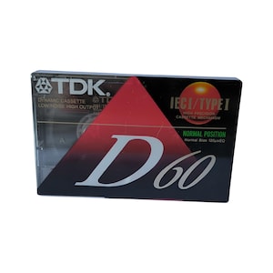 Neu!! TDK D60IECIE I, 60min, Kassettenband, 1990er Jahre