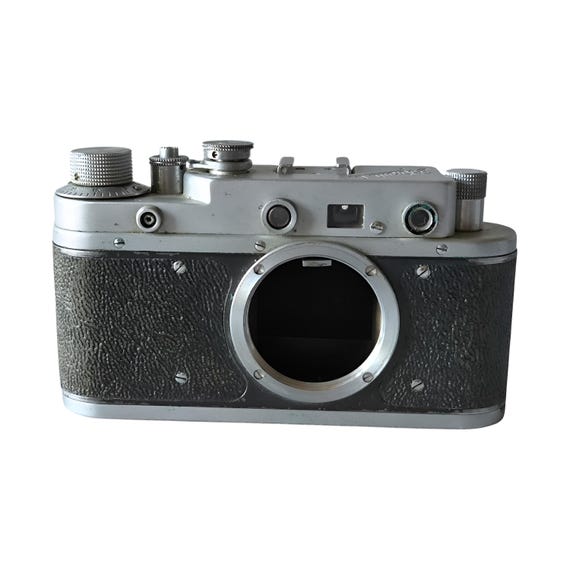 For Parts or Restoration!! Zorki S(C)- Vintage 35mm Soviet Russian Film  Camera Body, 1956