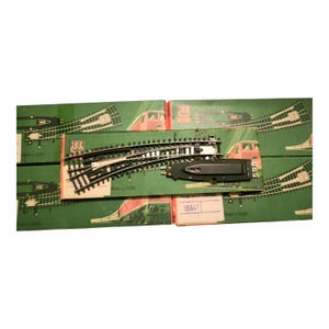 New!! Berliner Bahnen Electromagnetic Railroad Switch, TT  1:120, Germany, 1970s
