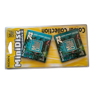 New!! Sony MDW-74AN - Recordable Minidisc 2 Pack, Sealed