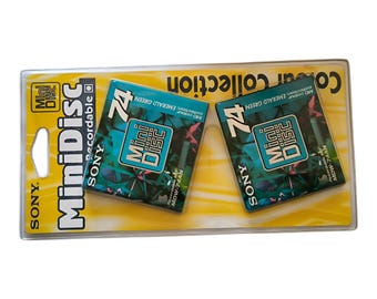 New!! Sony MDW-74AN - Recordable Minidisc 2 Pack, Sealed