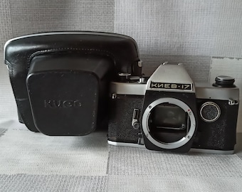 Rare!! For Collection or Restoration!! Kiev 17 - Soviet Russian 35mm Photo Film Camera Body, 1983