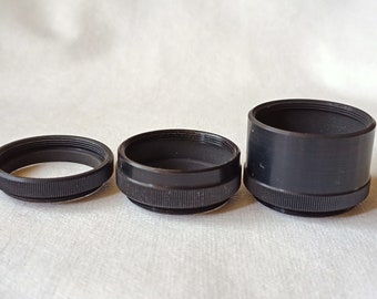 Soviet Russian Macro Rings Extension Set, M42 Mount, 1980s