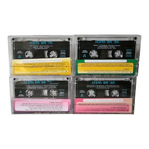 Stars On&#39; 60, 70, 80 - Recorded Audio Cassettes, Great Condition, 1996
