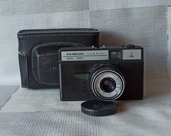 Lomo Smena Symbol - Vintage Soviet Russian 35mm Lomography Photo Camera , 1988