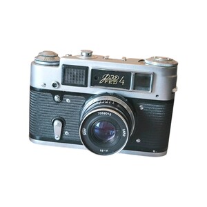 FED-4 - Cámara fotográfica soviética de 35 mm, lente Industar 61, excelente estado, 1982