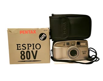 PENTAX ESPIO 120SW II Silver in Box Point & Shoot Film Camera From