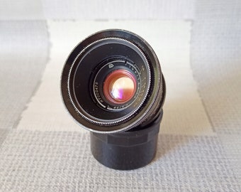 Rare!! Jupiter-12 2.8/35mm - Soviet Russian Wide Angle Lens, M39, Cap, Great Condition, 1970s