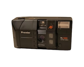 Premier PC1000 Auto Focus  - Vintage 35mm Lomography Point&Shoot Photo Film Camera, 1990s