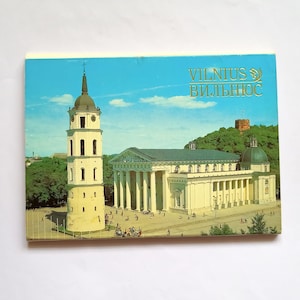 Vilnius - Lot de 18 cartes postales vintage, 1990