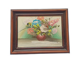 Flowers - Beautiful Vintage Painting, Latvia, 1990s