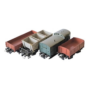 4 vagones de Alemania Occidental, escala HO 1:43, Alemania, década de 1970