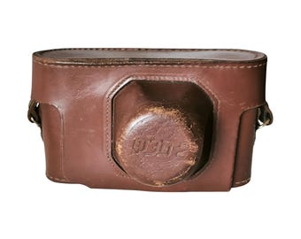 FED-2 Photo Camera Original Genuine Leather Case, 1960s-1970s